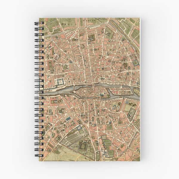Item preview, Vintage Map of Paris France (1720) designed and sold by BravuraMedia.
