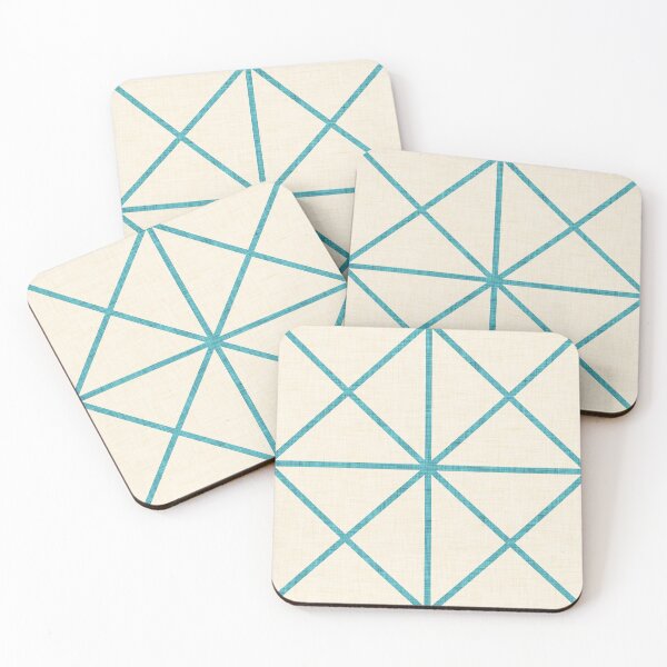 Item preview, Grid Blue Ivory designed and sold by susycosta.