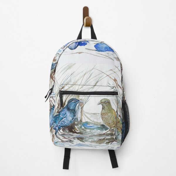 Item preview, Home Sweet Home Australian Satin Bower birds  designed and sold by Liz HL Art Shop.