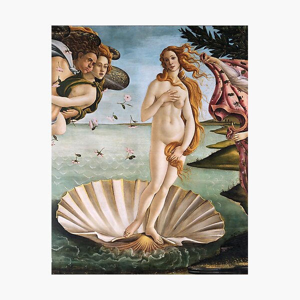 Birth of Venus by Botticelli, Classic Art Photographic Print
