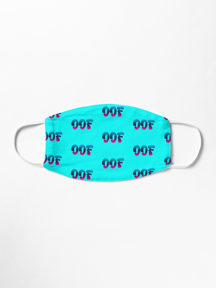 Oof Roblox Games Neon Mask By T Shirt Designs Redbubble - neon blue texture roblox