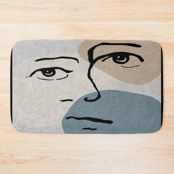 Item preview, Abstract Face design on abstract background. decorating, interiors designed and sold by jayne0524.