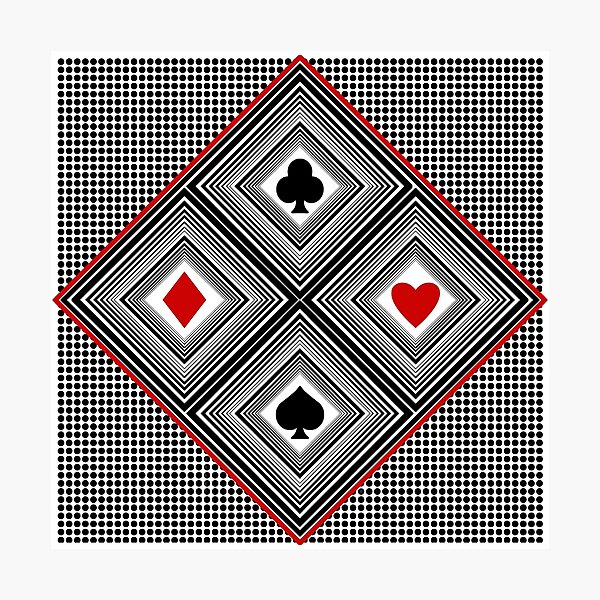 Playing Cards Photographic Print