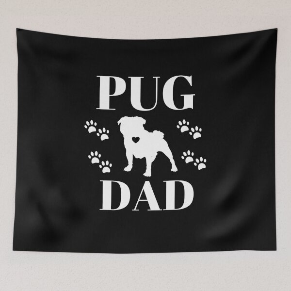 Item preview, Pug Dad - Vector Pug designed and sold by Beyond Words.