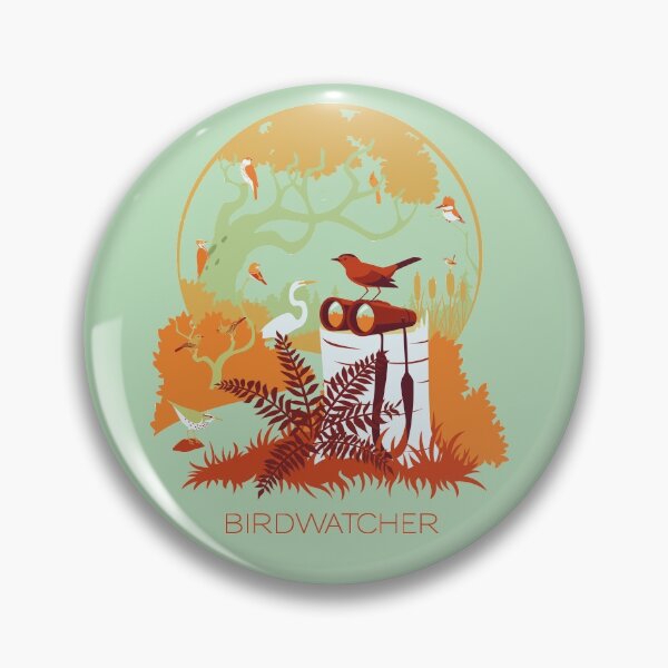 Item preview, Birdwatcher (reds) designed and sold by JadaFitch.