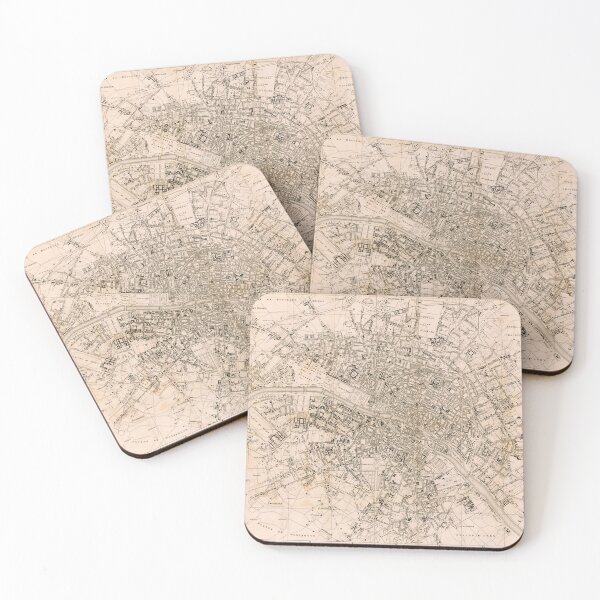 Item preview, Vintage Map of Paris France (1825) designed and sold by BravuraMedia.