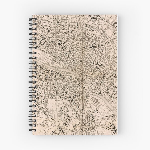Item preview, Vintage Map of Paris France (1825) designed and sold by BravuraMedia.