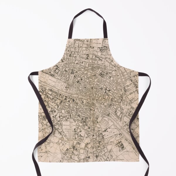 Item preview, Vintage Map of Paris France (1825) designed and sold by BravuraMedia.