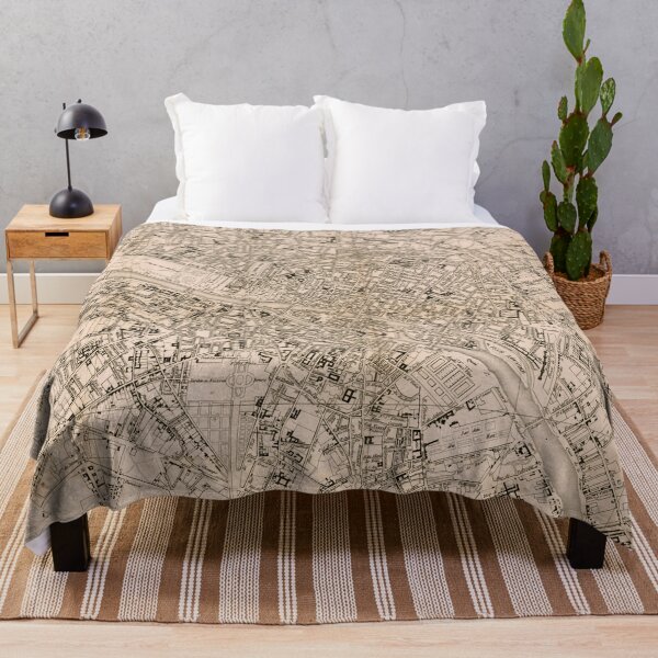 Item preview, Vintage Map of Paris France (1825) designed and sold by BravuraMedia.