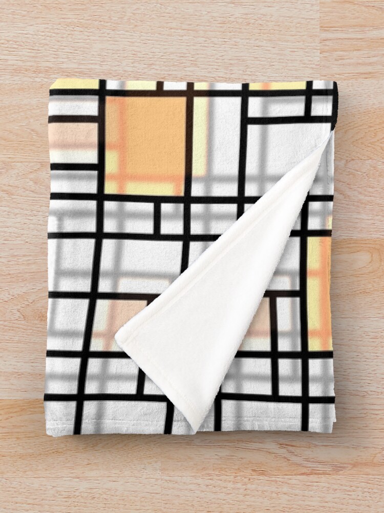 "Autumn Shadows Modern Art" Throw Blanket by MarkUK97 Redbubble