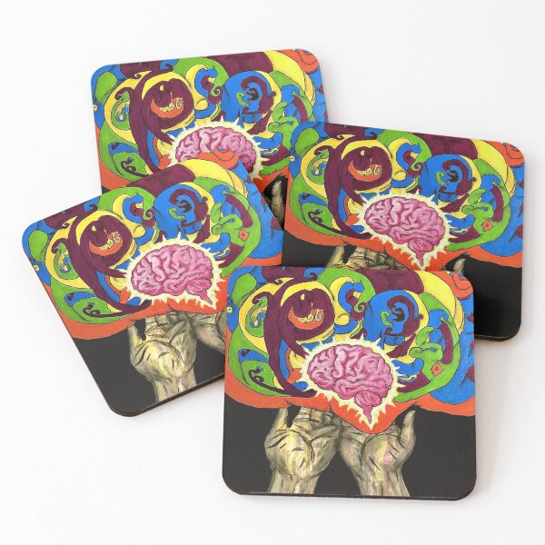 Item preview, Imagination Bleeds, Psychedelic Human Brain designed and sold by bellowingfunk.