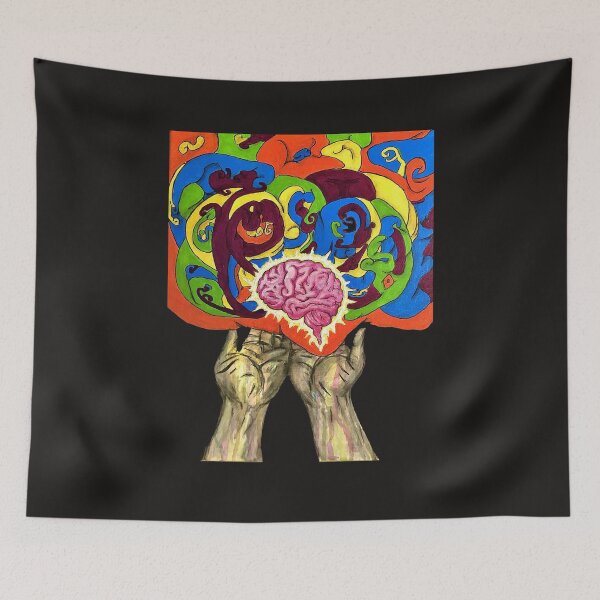 Item preview, Imagination Bleeds, Psychedelic Human Brain designed and sold by bellowingfunk.