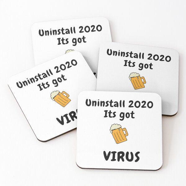 Item preview, uninstall 2020 beer mug sarcastic quote t shirt  designed and sold by HIPNOTIZAR  CRAFTS.