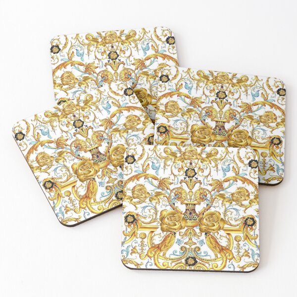 Item preview, urn  stones roses baroque  baroque church style ceiling roses and greek key swirls digital art mask print mysticladyart  designed and sold by mystic lady vintage art and fashion designs.