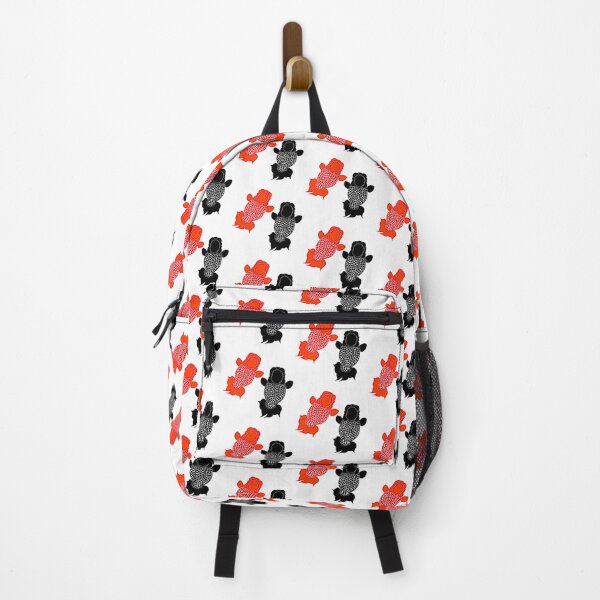 Item preview, Ranchu Goldfish Top View Full Red and Full Black designed and sold by Nosnah.