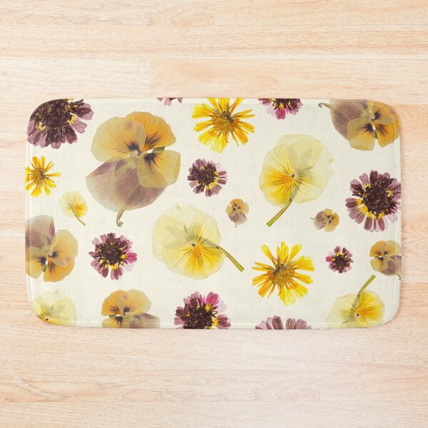 Item preview, Abstract Pressed Flower Pattern - Daisies and Pansies designed and sold by gimmesometees.