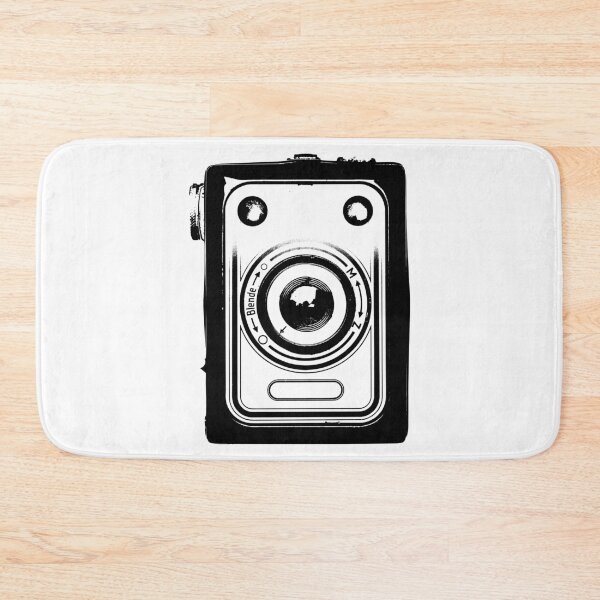 Item preview, Old retro vintage film slr camera front view designed and sold by UDDesign.