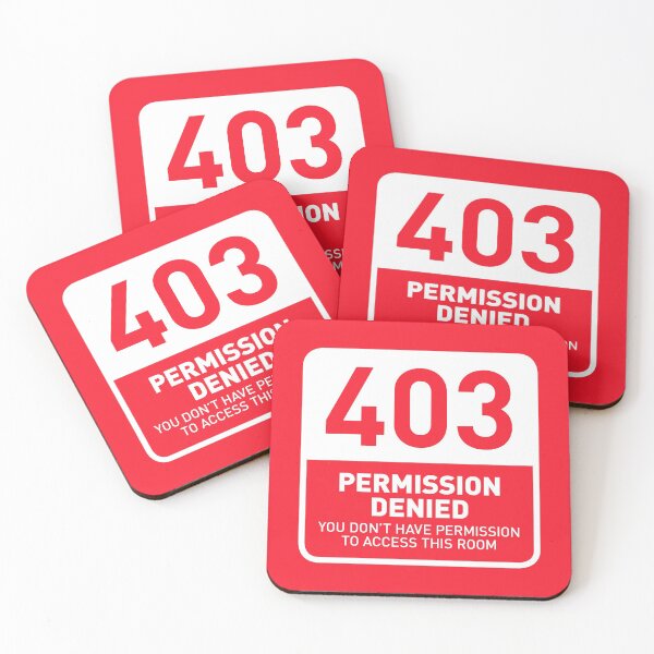 Item preview, HTTP Error 403 Permission Denied Room (Red) designed and sold by VoodooCircus.