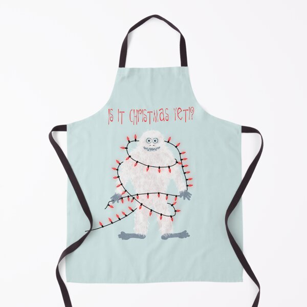 Item preview, Is it Christmas Yeti (Yet) Pun designed and sold by Amy Hadden.