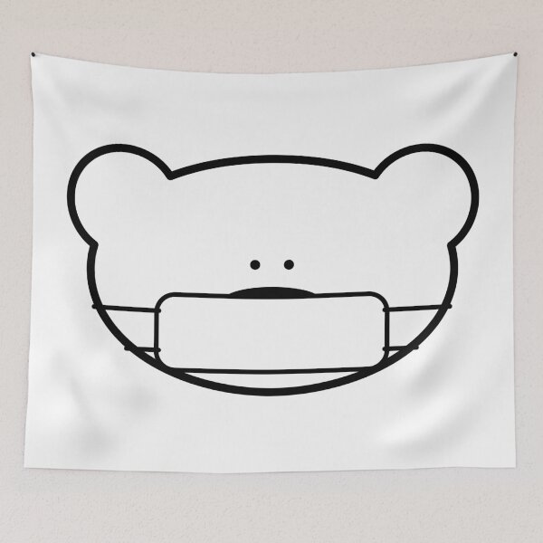 Item preview, Funny Teddy Bear with Facemask designed and sold by chrisbears.