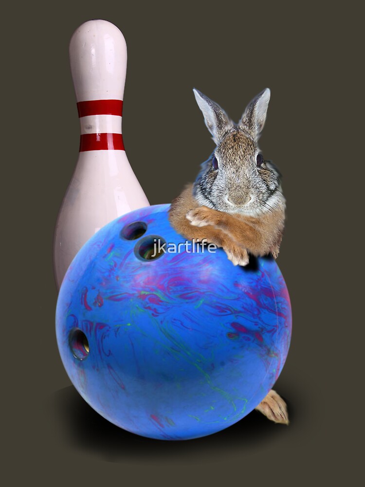 "Bowling Bunny Rabbit" Tshirt by jkartlife Redbubble