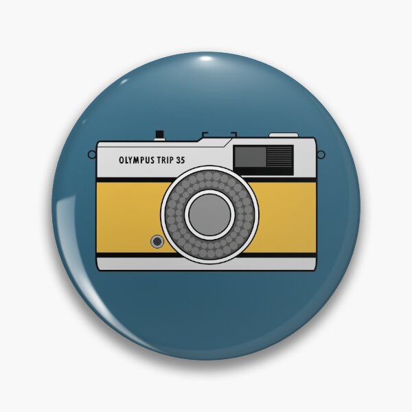 Item preview, Olympus Trip 35mm Retro Camera Illustration designed and sold by The Narrowboat Studio.