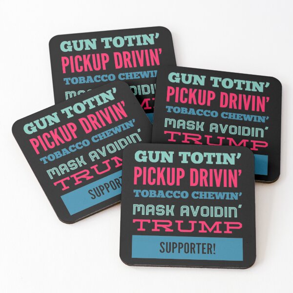 Item preview, Gun totin,  pickup drivin' tobacco chewin' Trump supporter designed and sold by funnytshirtco.