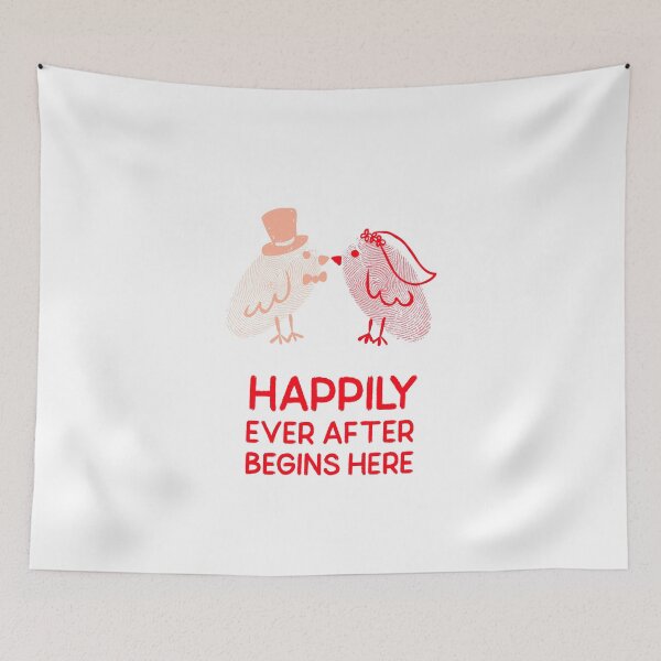 Item preview, Happily ever after begins here designed and sold by miminova.