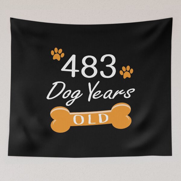 Item preview, 483 Dog Years Old Funny 69th Birthday Puppy Lover product designed and sold by Grabitees.
