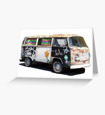 Hippie Van Greeting Card