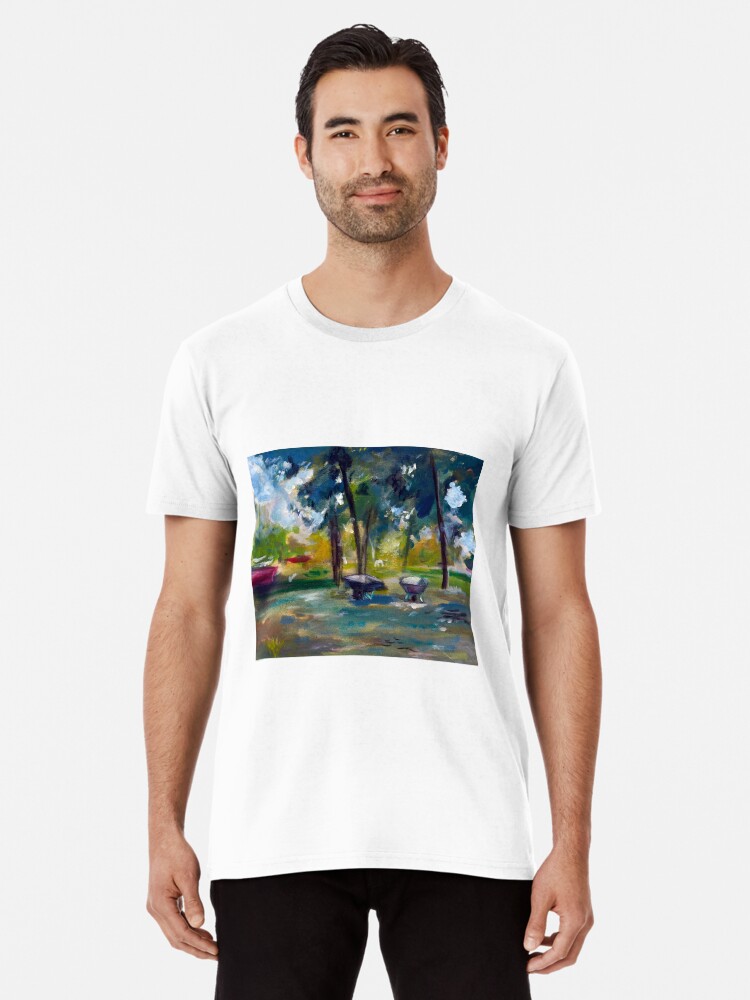 Thumbnail 1 von 6, Premium T-Shirt, Schubkarren im Augsburger Zoo designt und verkauft von LillianBerthel.