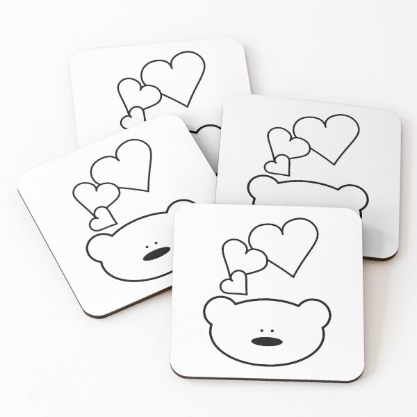 Item preview, Funny Teddy Bear with Hearts designed and sold by chrisbears.