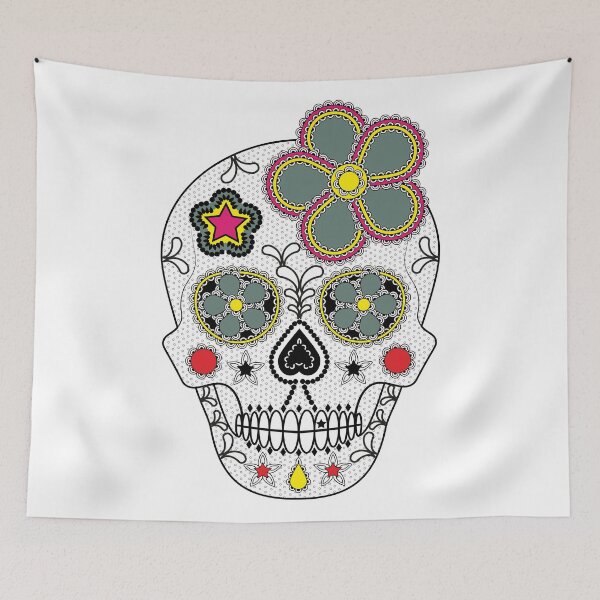 Item preview, Mexican sugar skull 2 designed and sold by Kamiri.