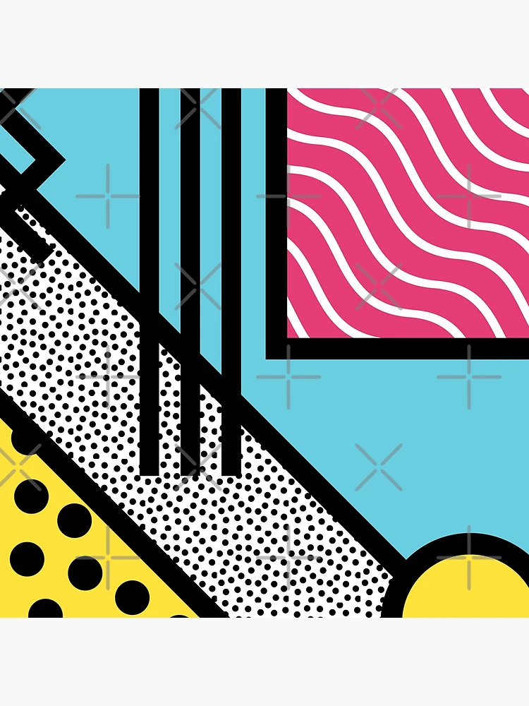 Abstract 80s memphis pop art style graphics Abstract 80s memphis pop art style graphics