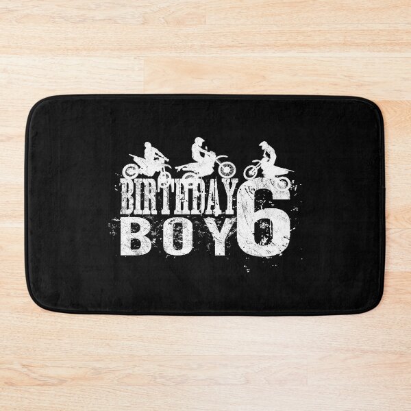 Item preview, Dirt Bike Birthday Boy 6 Years Old 6th B-day Boys Party product designed and sold by Grabitees.