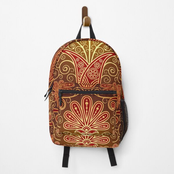 Item preview, Paisley Gold Cranberry Paradise Mandala Floral Design designed and sold by StudioArt63.