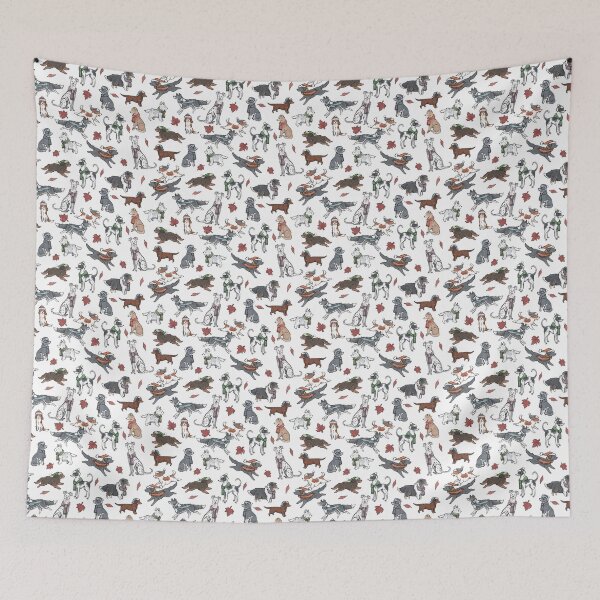 Item preview, Autumn Hounds designed and sold by Elspeth Rose Design.