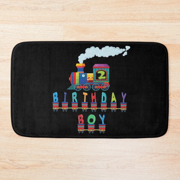 Item preview, 2nd Birthday Boy Train 2 Years Old Kid Railway B-day Party design designed and sold by Grabitees.