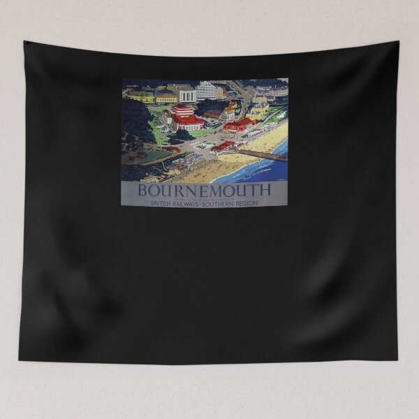 Item preview, Railway Poster Bournemouth designed and sold by stickart-marek.