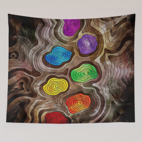 Item preview, Chakra Tree Rings - 09 designed and sold by serenaking.