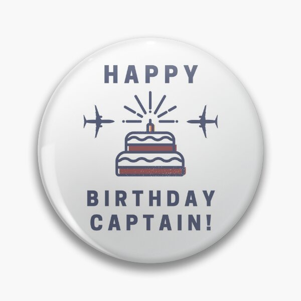 Item preview, Happy Birthday Captain designed and sold by jetmike.