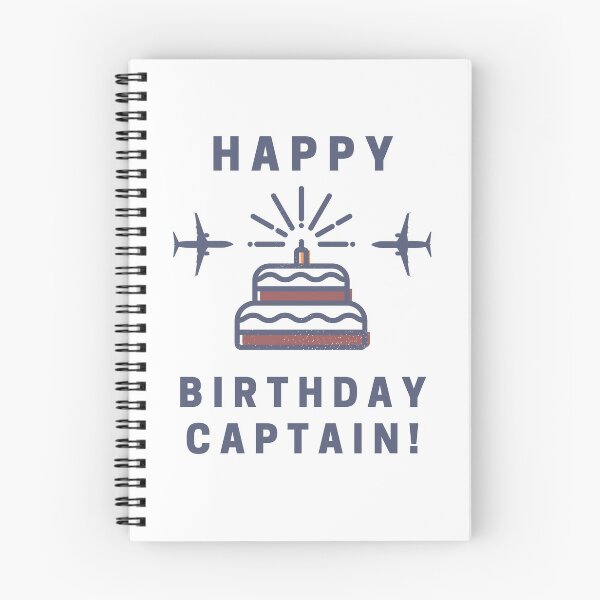 Item preview, Happy Birthday Captain designed and sold by jetmike.