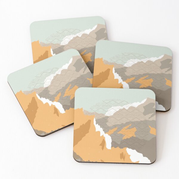 Item preview, Colored-Palette Mountains designed and sold by Vector Scout Lab.