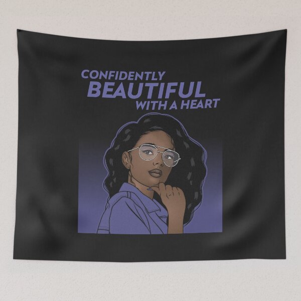 Item preview, Confidently beautiful with a Heart designed and sold by EvaWolf.