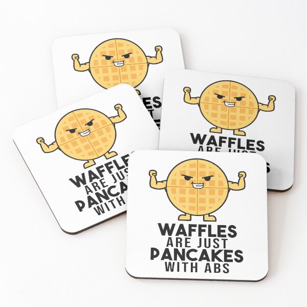 Item preview, Waffles are just pancakes with abs designed and sold by nmdesigns1.