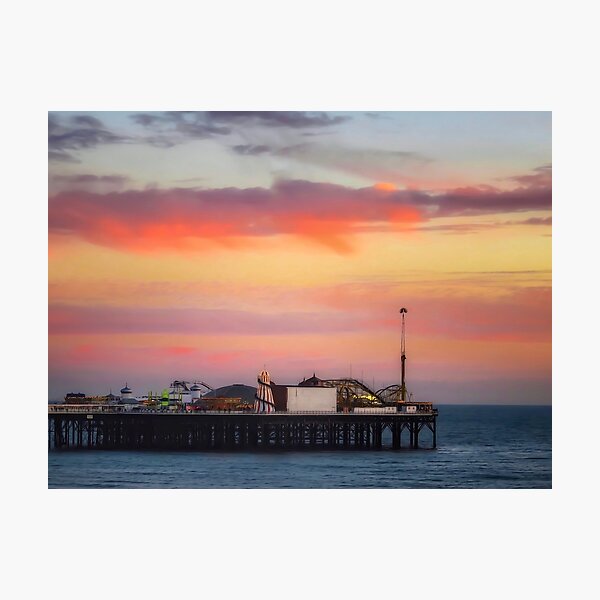 End of the pier Brighton Photographic Print