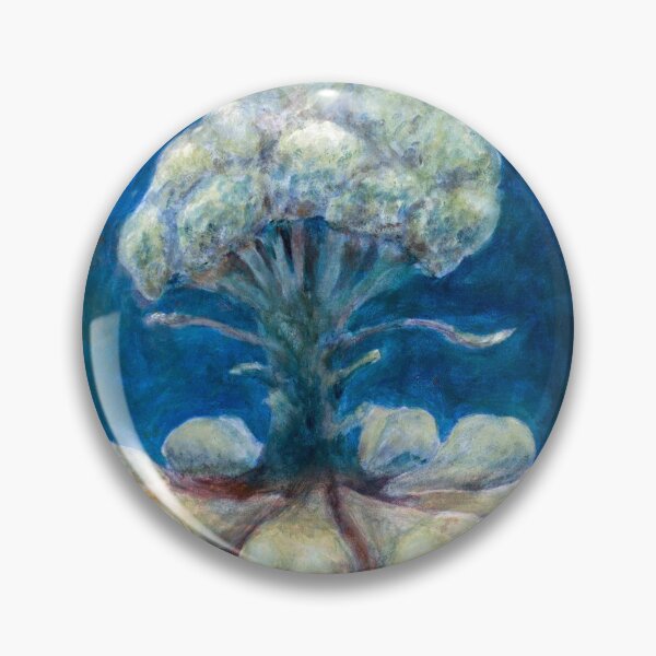 Birnen und Brokkolie Button