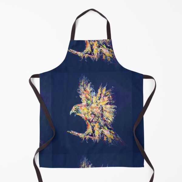 Item preview, Hawk on midnight blue designed and sold by Nicole Leidenfrost.