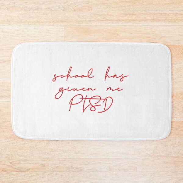 Item preview, School trauma funny quote designed and sold by Prerana Jain.