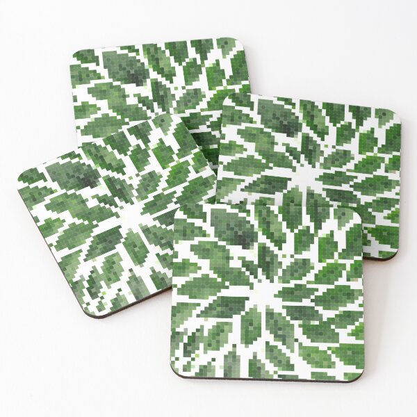 Item preview, Dotted green leaves designed and sold by JohnyDas.